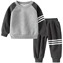 Toddler Boys Sweatshirt and Pants Set Fall Winter Clothes Outfits