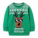 Toddler Boys Sweatshirts Fashion Long Sleeve Truck Dinosaur Crewneck Kids Tops