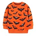 Toddler Boys Sweatshirts Kids Cotton Long Sleeve Crewneck Pullover Cartoon Print Shirts 2-7T