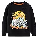 Toddler Boys Sweatshirts Kids Cotton Long Sleeve Crewneck Pullover Cartoon Print Shirts 2-7T