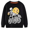 Toddler Boys Sweatshirts Kids Cotton Long Sleeve Crewneck Pullover Cartoon Print Shirts 2-7T