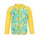 Toddler Boys Swim Shirts Rash Guard Long Sleeve UPF 50+ Sun Protection
