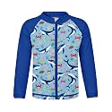 Toddler Boys Swim Shirts Rash Guard Long Sleeve UPF 50+ Sun Protection