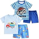 Toddler Boys T-shirts and Shorts Set 4pcs Outfit Summer Clothes