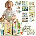 Aurasys Toddler Busy Board Montessori Travel Toy