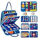 Toddler Busy Board Montessori Toys, Sensory Busy Book for 3 4 5 6Year Old