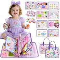 Aurasys Toddler Busy Board Montessori Toys for Girls Gift