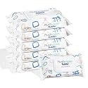 Toddler Flushable Wet Wipes, Fragrance-Free, 300 Count (Pack of 6)