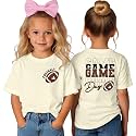 Toddler Football Sister Shirt Baby Girl Game Day Tee Sports Fans 2-8T