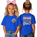 Toddler Football Sister Shirt Baby Girl Game Day Tee Sports Fans 2-8T