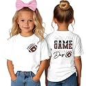 Toddler Football Sister Shirt Baby Girl Game Day Tee Sports Fans 2-8T
