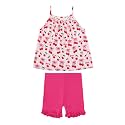 Toddler Girl Clothes Summer Outfits Sleeveless Tops &amp; Shorts 2-Piece Set Clothing Sets, Viscose Made from Bamboo