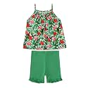 Toddler Girl Clothes Summer Outfits Sleeveless Tops &amp; Shorts 2-Piece Set Clothing Sets, Viscose Made from Bamboo