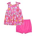 Toddler Girl Clothes Summer Outfits Sleeveless Tops &amp; Shorts 2-Piece Set Clothing Sets, Viscose Made from Bamboo