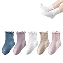 Toddler Girl Ruffle Socks Baby Girls Knee High Socks
