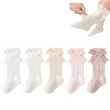 Toddler Girl Ruffle Socks Baby Girls Knee High Socks