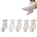 Toddler Girl Ruffle Socks Baby Girls Knee High Socks