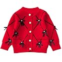 Toddler Girls Cardigan Sweater Button Knit Sweater