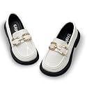Toddler Girls Mary Jane Dress Shoes Little Kids Ballet Flats Bowkont Flower Wedding Party School Princess Shoes
