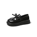 Toddler Girls Mary Jane Dress Shoes Little Kids Ballet Flats Bowkont Flower Wedding Party School Princess Shoes