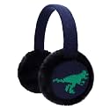 Toddler Kids Dinosaur Knit Earmuffs for Boys &amp; Girls, Winter Ear Warmers