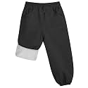 Toddler Kids Snow Pants Fleece Lined Waterproof Ski Pants For Boys &amp; Girls