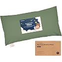 Toddler Pillow with Pillowcase, 10x18 My Dreamy Pillow (Jungle Green)