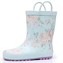 Toddler Rain Boots Easy-On Handles Girls Boys