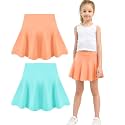 Toddler Skirt Little Girls Athletic Uniform Skorts Golf Outfit Cheer Tennis Skirts with Shorts