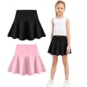 Toddler Skirt Little Girls Athletic Uniform Skorts Golf Outfit Cheer Tennis Skirts with Shorts