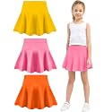 Toddler Skirt Little Girls Athletic Uniform Skorts Golf Outfit Cheer Tennis Skirts with Shorts