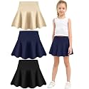 Toddler Skirt Little Girls Athletic Uniform Skorts Golf Outfit Cheer Tennis Skirts with Shorts