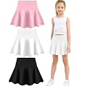 Toddler Skirt Little Girls Athletic Uniform Skorts Golf Outfit Cheer Tennis Skirts with Shorts