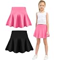 Toddler Skirt Little Girls Athletic Uniform Skorts Golf Outfit Cheer Tennis Skirts with Shorts