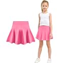 Toddler Skirt Little Girls Athletic Uniform Skorts Golf Outfit Cheer Tennis Skirts with Shorts