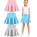 Toddler Skirt Little Girls Athletic Uniform Skorts Golf Outfit Cheer Tennis Skirts with Shorts