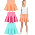 Toddler Skirt Little Girls Athletic Uniform Skorts Golf Outfit Cheer Tennis Skirts with Shorts