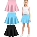 Toddler Skirt Little Girls Athletic Uniform Skorts Golf Outfit Cheer Tennis Skirts with Shorts