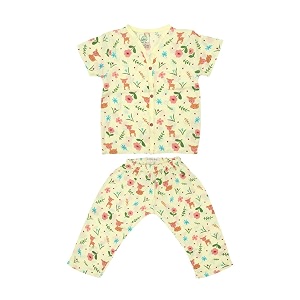 a toddler thing 100 organic muslin sleepsuit  top amp pants  night suit for boys amp girls  sleepwear baby products  night wear rompers  full cover dress