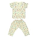 A toddler thing 100% Organic Muslin Sleepsuit | Top &amp; Pants | Night Suit for Boys &amp; Girls | Sleepwear Baby Products | Night Wear Rompers | Full Cover Dress