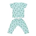 A toddler thing 100% Organic Muslin Sleepsuit | Top &amp; Pants | Night Suit for Boys &amp; Girls | Sleepwear Baby Products | Night Wear Rompers | Full Cover Dress