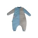Toddler Wearable Blanket With Legs (2-4T) Tog 2.5 Feeted Baby Sleep Sack with Feet Walking Wearable Blanket with Removable Long Sleeves Quilted Sleeper Infant Sleep Wakjer Sacks Cotton Soft
