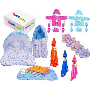 toddylon new born baby essentials kit 24 combo set 06 months  newborn baby hospital bag kit  infant combo set for new born  newborns baby dress amp clothing set  infants essentials kit