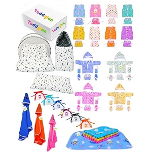 toddylon 56 in 1 baby gift pack - newborn products all-in-one combo  maternity kit  baby shower essentials  clothes amp bedding 0-6 months multicolor
