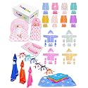 Toddylon 56 in 1 New Born Gift Set - Maternity Kit, Baby Shower Essentials, Clothes, Bedding, and Products Combo (0-6 Months, Multicolor)