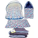 Toddylon New Born Baby Bedding Set Essentials Combo Set | 4 in 1 Combo Pack | Newborns Kit for Boys &amp; Girls | Hospital Bag Kit | 0–6 Months (Multicolor)