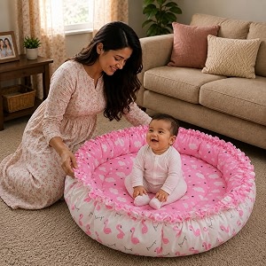 Toddylon New Born Baby Reversible Bedding Set