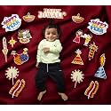 Diwali &amp; Happy New Year Photo Booth Props | 20+ Diwali Theme Party Cards | Fun Family Photoshoot Accessories | Kids Birthday, Festive &amp; Party Decorations - Cardstock