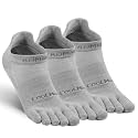 Toe Socks for Men and Women Athletic Running Coolmax Five Finger Ankle/Quarter Socks Breathable Lightweight, 3 Pairs