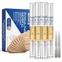 Toenail Fungus Treatment Extra Strength - 25% Undecylenic Acid + 1% Tolnaftate, 4 Fungal Nail Pens + 40 fungal nail patches + 2 Files, Day & Night Repairs Yellow Thick Discolored Damaged Nails